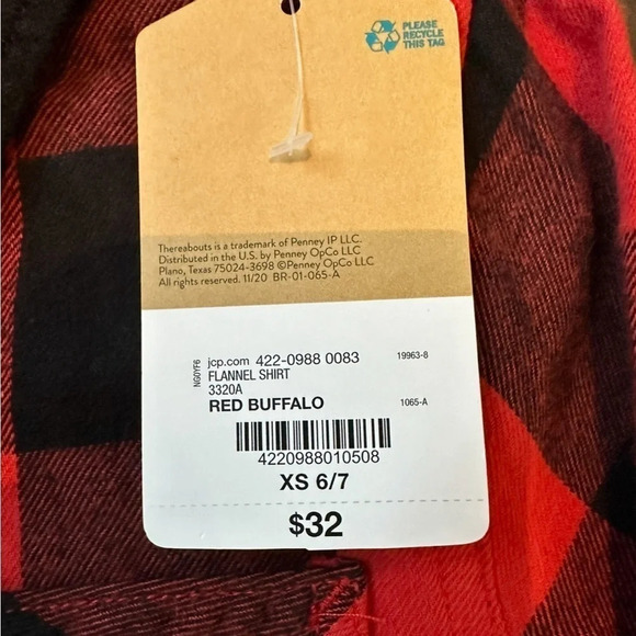 There about flannel‎ Buffalo plaid xs 6/7 - Picture 8 of 8